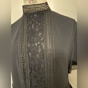Zara Elegant Black Lace Fabric